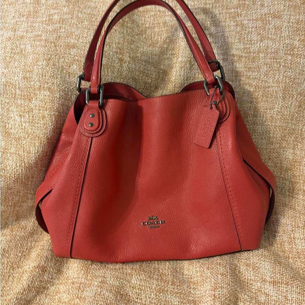 Coach Red Leather Women's Bag